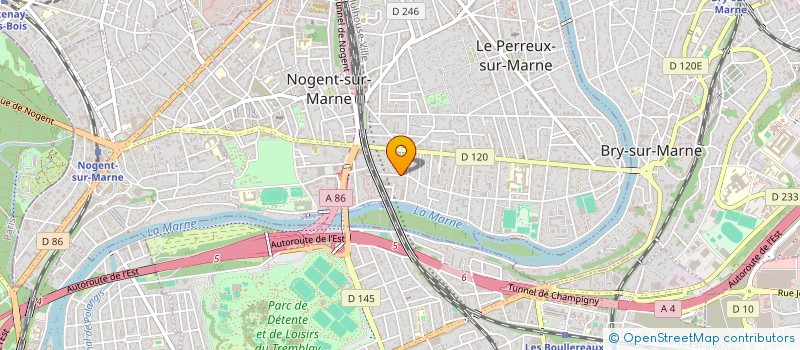 localisation de l'entreprise SCI LAMBARDON  LE PERREUX-SUR-MARNE