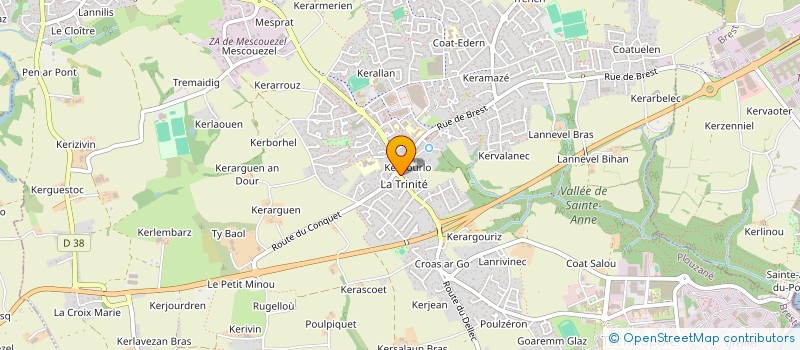 localisation de l'entreprise SCI LAMBE 21  PLOUZANE