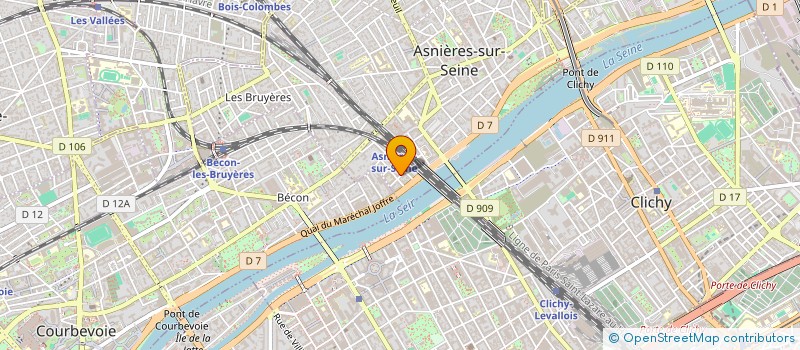 localisation de l'entreprise SCI LAMBEL à ASNIERES-SUR-SEINE