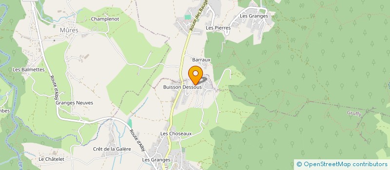 localisation de l'entreprise SCI LAMBEL / MOZZI  GRUFFY