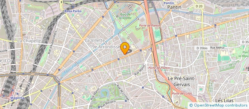 localisation de l'entreprise SCI LAMBER  PARIS