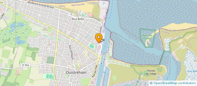 localisation de l'entreprise SCI LAMBER PEREIRE  OUISTREHAM