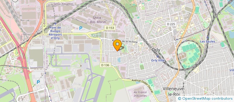 localisation de l'entreprise SCI LAMBERDIERE  ORLY