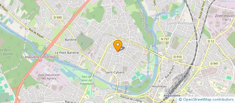 localisation de l'entreprise SCI LAMBERGIBEL à ANGOULEME
