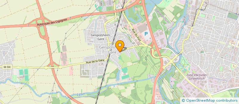 localisation de l'entreprise SCI LAMBERT  GEISPOLSHEIM