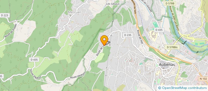 localisation de l'entreprise SCI LAMBERT à AUBENAS