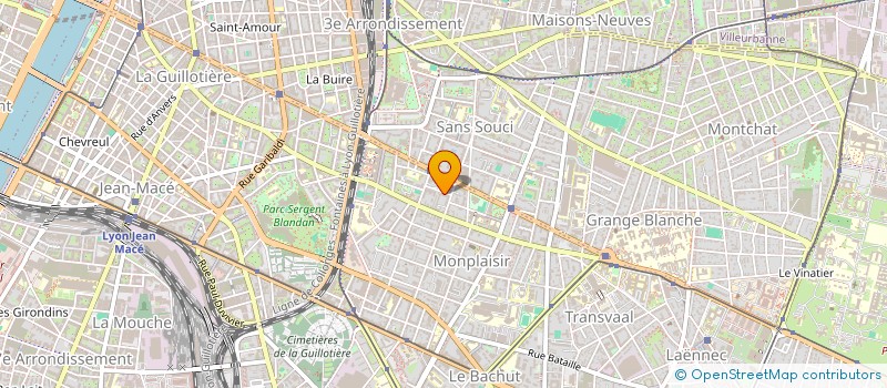 localisation de l'entreprise SCI LAMBERT  LYON