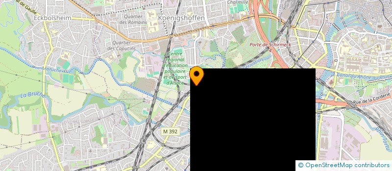 localisation de l'entreprise SCI LAMBERT  STRASBOURG