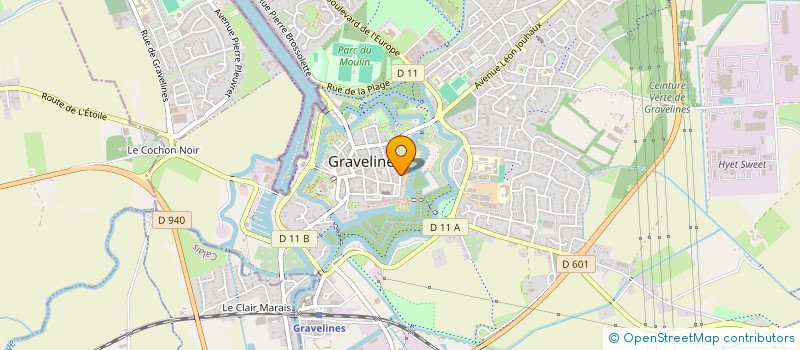 localisation de l'entreprise SCI LAMBERT à GRAVELINES