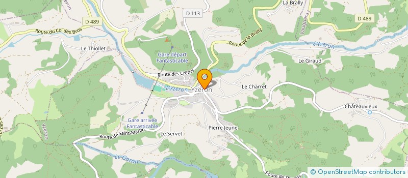 localisation de l'entreprise SCI LAMBERT  YZERON