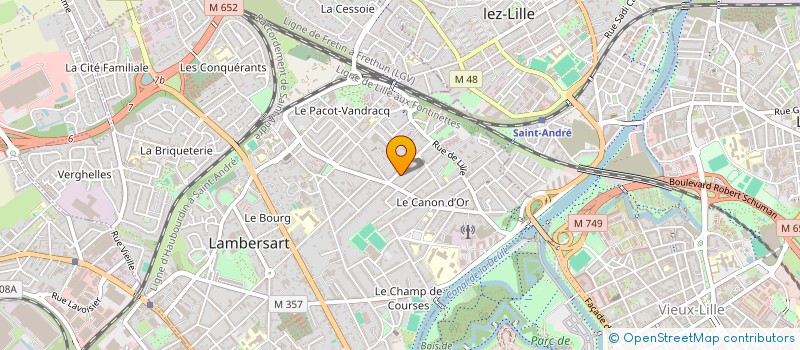 localisation de l'entreprise SCI LAMBERT à LAMBERSART