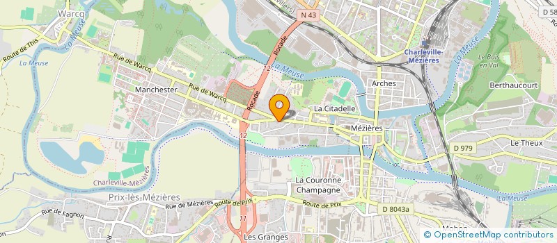 localisation de l'entreprise SCI LAMBERT BORBOUSE INVESTISSEMENT à CHARLEVILLE-MEZIERES