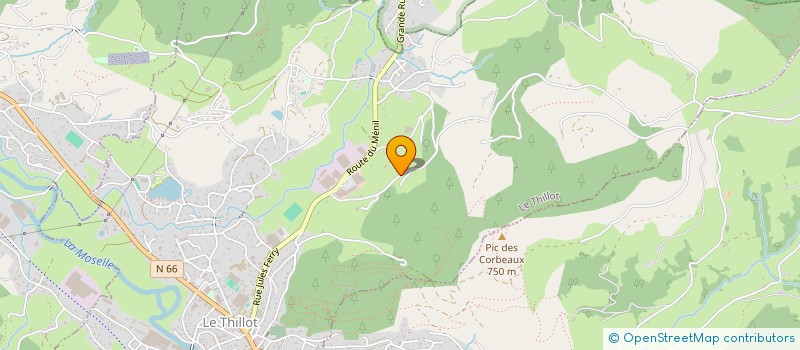 localisation de l'entreprise SCI LAMBERT-CLAUDON  LE THILLOT