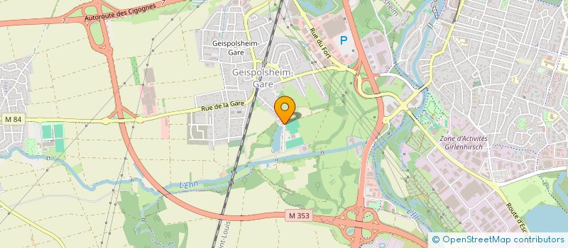 localisation de l'entreprise SCI LAMBERT ET FILLES  GEISPOLSHEIM