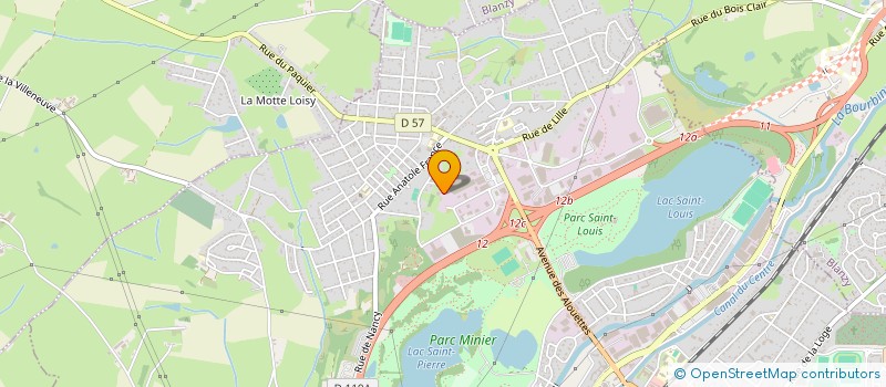 localisation de l'entreprise SCI LAMBERT FRERES  MONTCEAU-LES-MINES