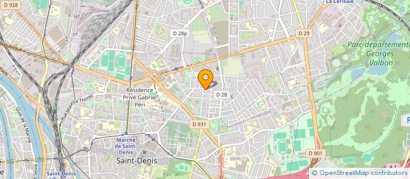 localisation de l'entreprise SCI LAMBERT GAUTHIER à SAINT-DENIS