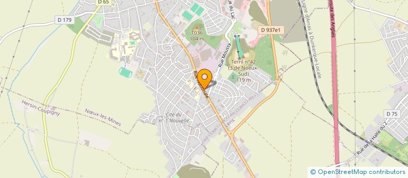 localisation de l'entreprise SCI LAMBERT HAVERLANT  NUX-LES-MINES