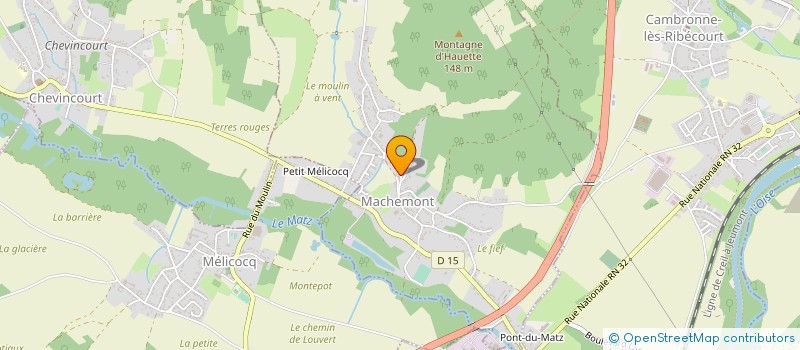 localisation de l'entreprise SCI LAMBERT MELICOCQ  MELICOCQ