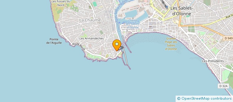 localisation de l'entreprise SCI LAMBERT-SIMON à LES SABLES D'OLONNE