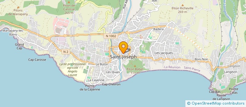 localisation de l'entreprise SCI LAMBERT-SJO à SAINT-JOSEPH