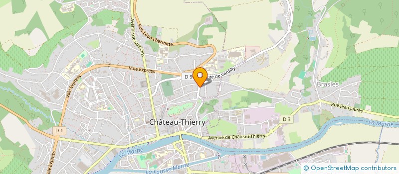 localisation de l'entreprise SCI LAMBERT TURPIN à CHATEAU-THIERRY