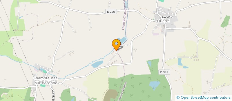 localisation de l'entreprise SCI LAMBERTIE  CHENILLE-CHAMPTEUSSE