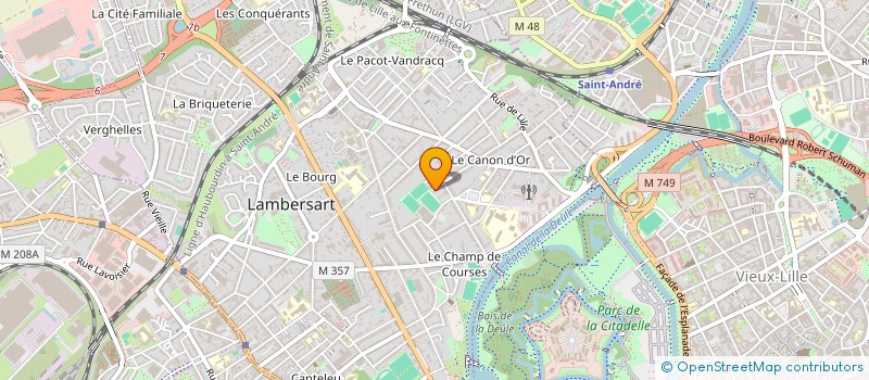 localisation de l'entreprise SCI LAMBERTIER à LAMBERSART