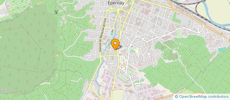 localisation de l'entreprise SCI LAMBERTYE  EPERNAY