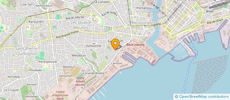 localisation de l'entreprise SCI LAMBESNARD  BREST