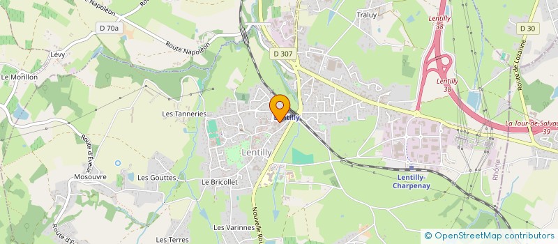 localisation de l'entreprise SCI LAMBEZELLEC 90  LENTILLY