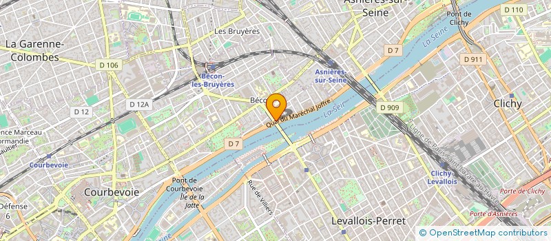 localisation de l'entreprise SCI LAMBLIN à COURBEVOIE