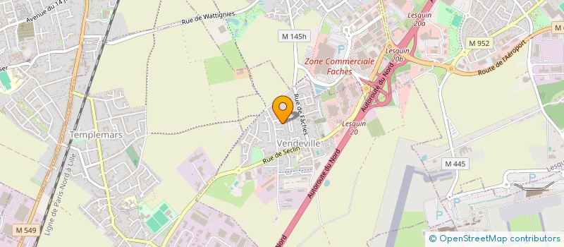 localisation de l'entreprise SCI LAMBLIN IMMOBILIER  VENDEVILLE