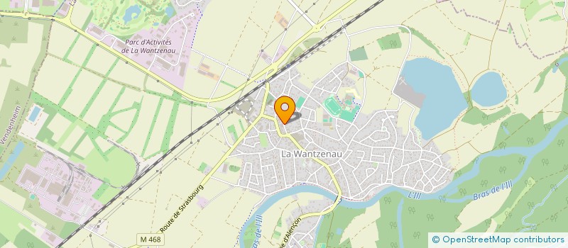 localisation de l'entreprise SCI LAMBRE  LA WANTZENAU