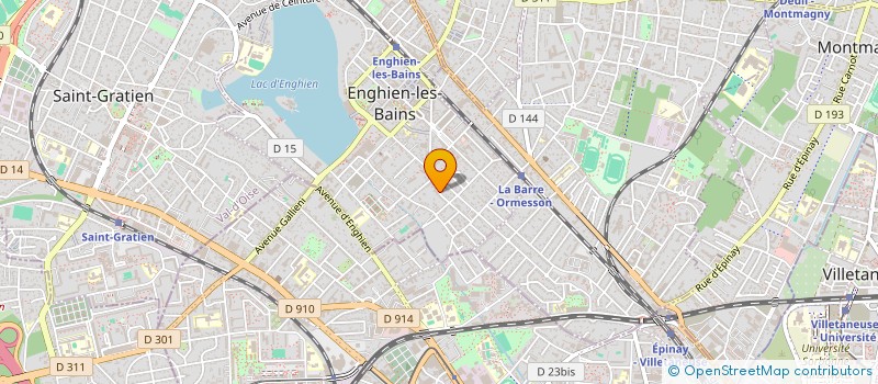 localisation de l'entreprise SCI LAMBRECHT à ENGHIEN-LES-BAINS
