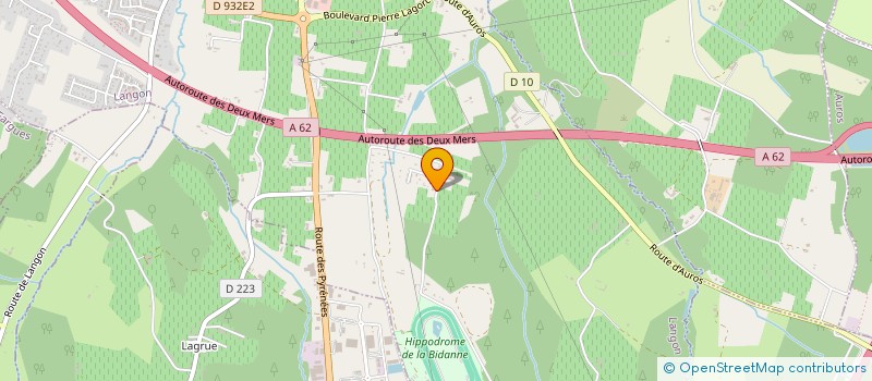 localisation de l'entreprise SCI LAMBROT à LANGON
