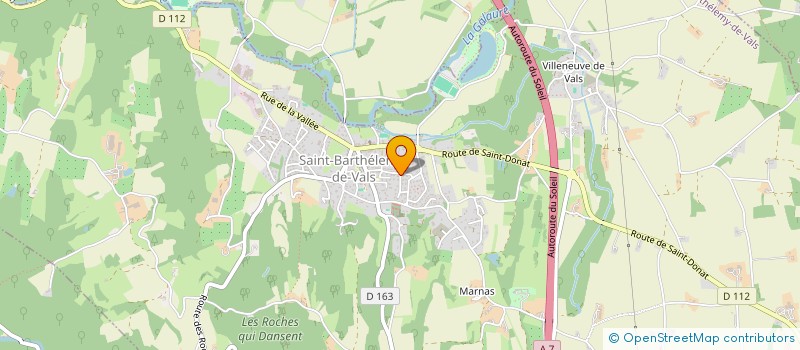 localisation de l'entreprise SCI LAMBRUCHET  SAINT-BARTHELEMY-DE-VALS