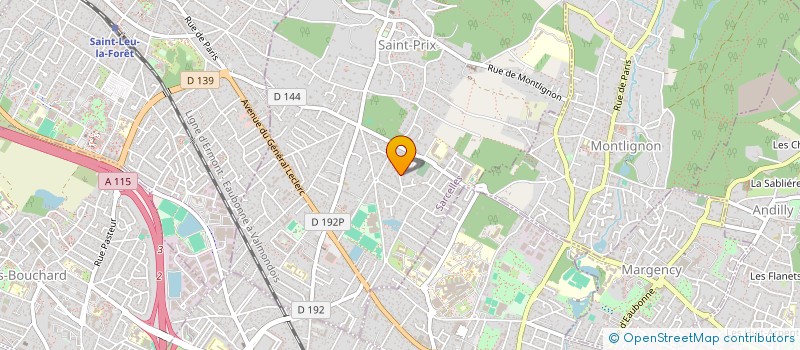 localisation de l'entreprise SCI LAMCHAP à SAINT-PRIX