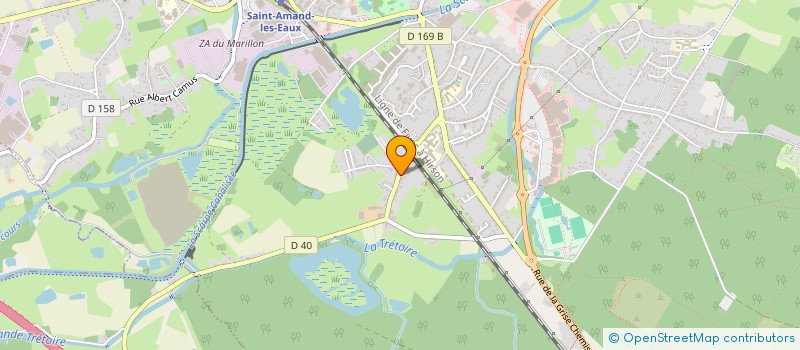 localisation de l'entreprise SCI LAMD  SAINT-AMAND-LES-EAUX