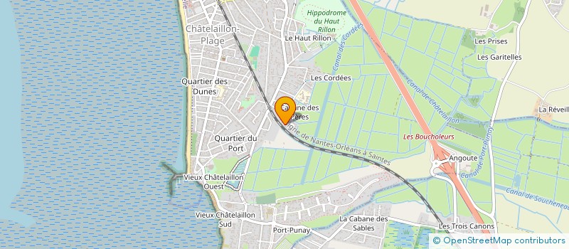 localisation de l'entreprise SCI LAME  CHATELAILLON-PLAGE