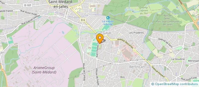 localisation de l'entreprise SCI LAMECHINOU  SAINT-MEDARD-EN-JALLES