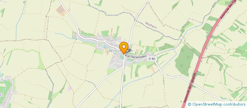 localisation de l'entreprise SCI LAMEGER  WINTZENBACH