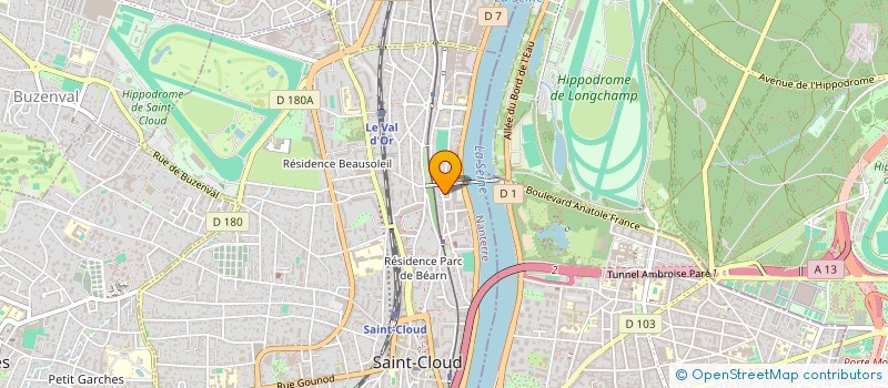localisation de l'entreprise SCI LAMEGOS à SAINT-CLOUD