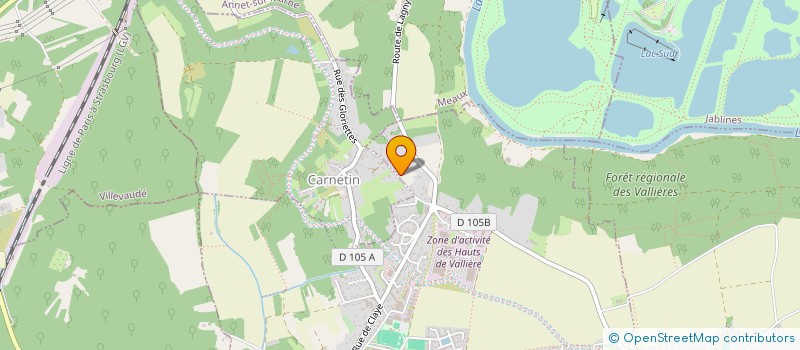 localisation de l'entreprise SCI LAMELO  THORIGNY-SUR-MARNE