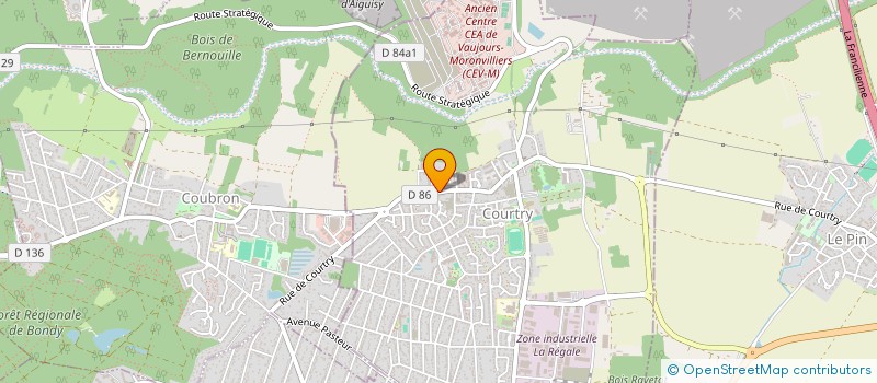 localisation de l'entreprise SCI LAMENTIN à COURTRY