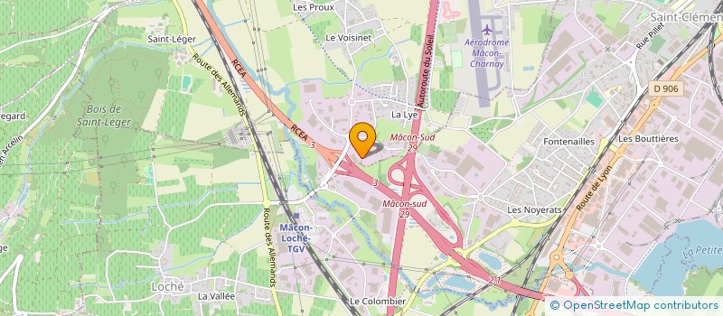 localisation de l'entreprise SCI LAMENUISE à CHARNAY-LES-MACON