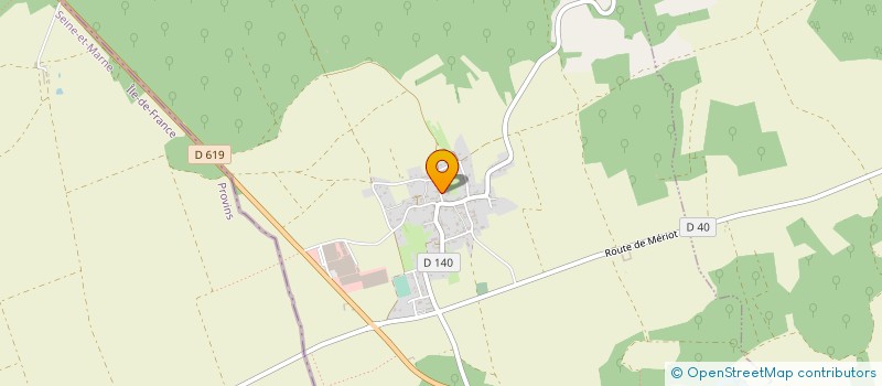 localisation de l'entreprise SCI LAMER  LE MERIOT