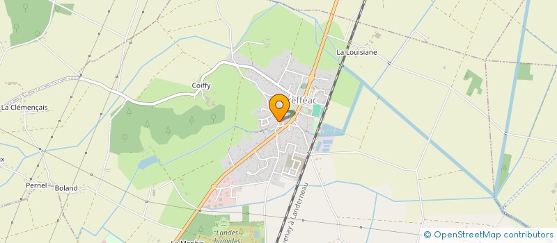 localisation de l'entreprise SCI LAMER  DREFFEAC