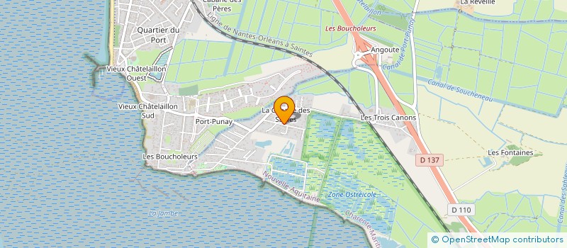 localisation de l'entreprise SCI LAMI à CHATELAILLON-PLAGE