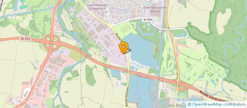 localisation de l'entreprise SCI LAMI  ILLKIRCH-GRAFFENSTADEN