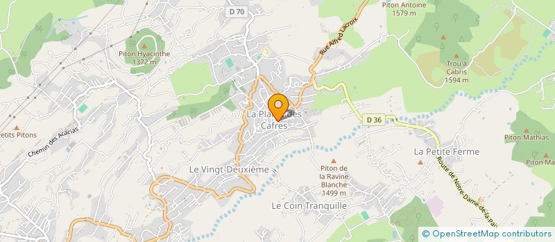 localisation de l'entreprise SCI LAMI  LE TAMPON